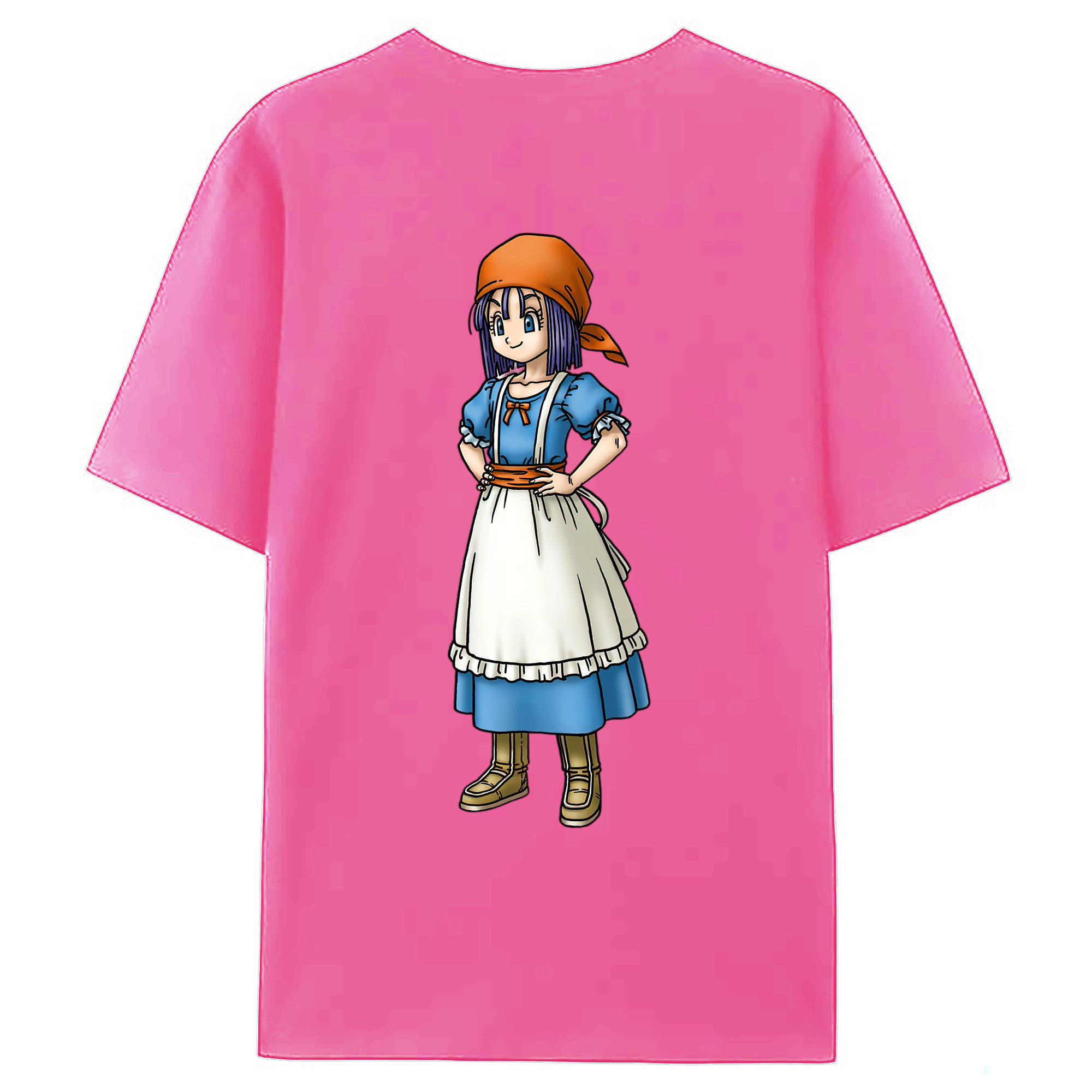（画像用） ドラゴンクエスト Doragon Kuesuto Dragon Quest レディース半袖Tシャツ(バックプリント)